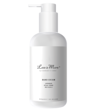 Less is more hand cream